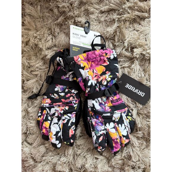 Burton Kids Girls Ski Snowboard DRYRIDE Gloves Tech Capable Size Large